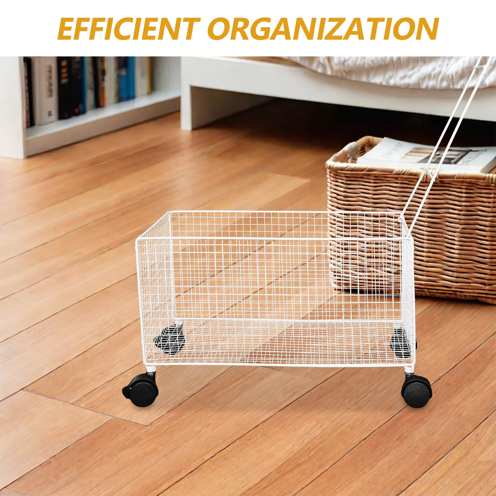 Laundry Basket Rolling Plastic Hamper Movable Large Capacity Clothes Storage Bin Bathroom Bedroom Dorm Dirty Clothes Organizer
Laundry Basket Rolling Plastic Hamper Movable Large Capacity Clothes Storage Bin Bathroom Bedroom Dorm Dirty Clothes Organizer