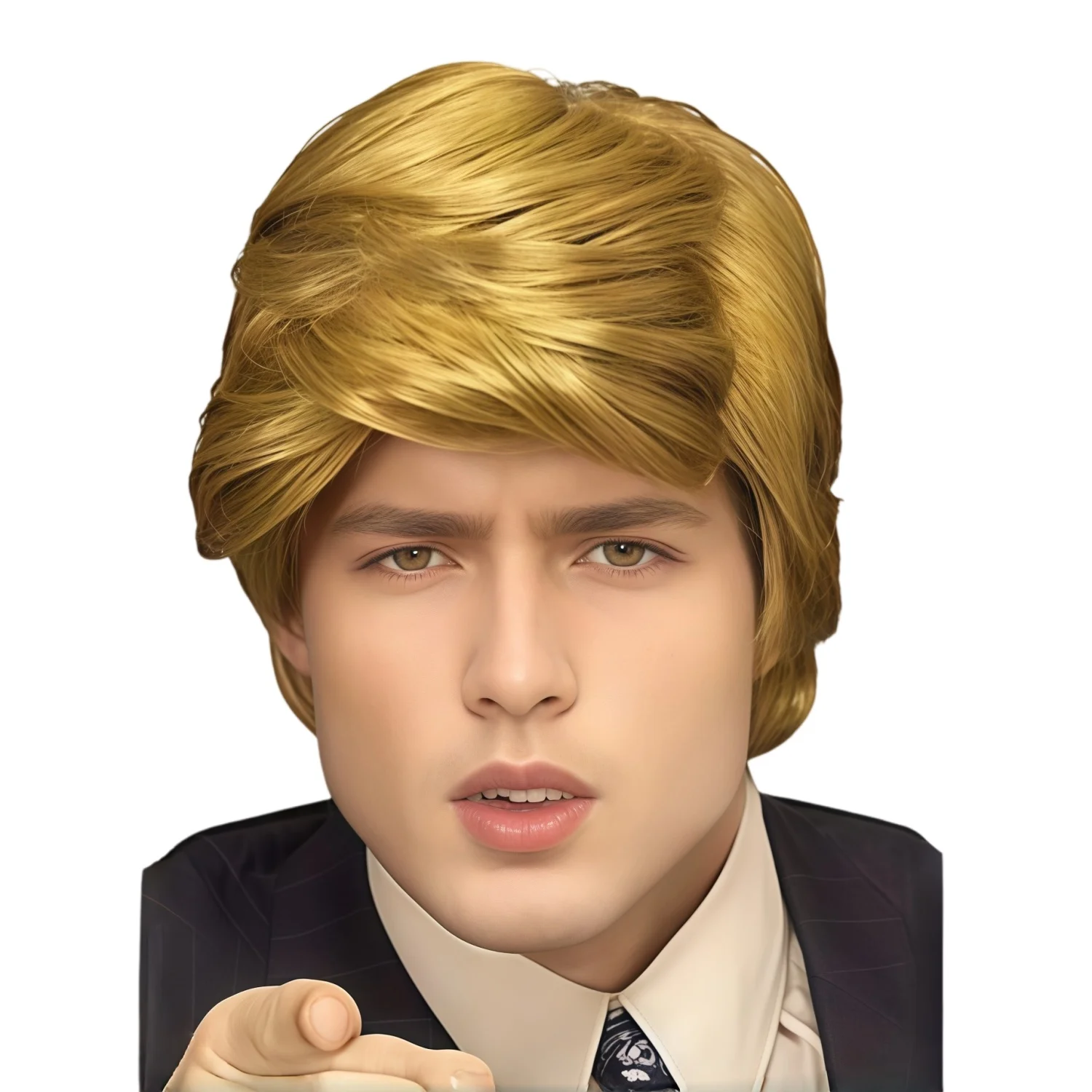Golden Wig, Men's Short Wig suitable for daily wear, synthetic,heat-resistant fiber
Golden Wig, Men's Short Wig suitable for daily wear, synthetic,heat-resistant fiber