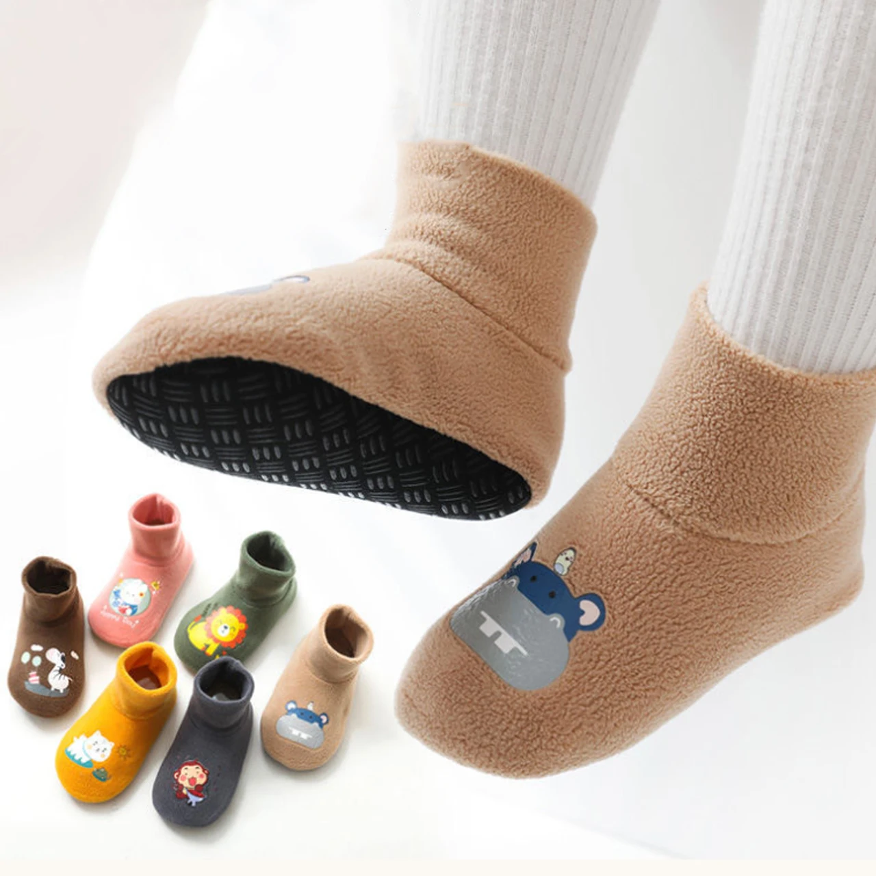 Autumn Winter Baby Floor Socks Cute Cartoon Animal Boy Girl Thicken Plush Warm Long Socks Soft Indoor Toddler Kids Short Socks
Autumn Winter Baby Floor Socks Cute Cartoon Animal Boy Girl Thicken Plush Warm Long Socks Soft Indoor Toddler Kids Short Socks