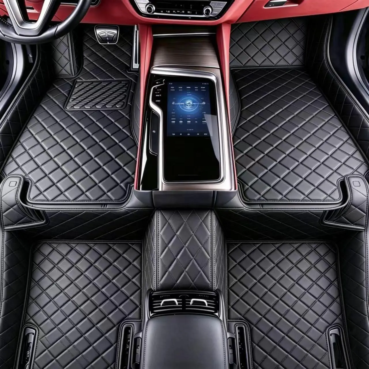 Custom Full Coverage All Weather Leather Car Floor Mats Anti-Slip Luxury Fit For SUVs Trucks
Custom Full Coverage All Weather Leather Car Floor Mats Anti-Slip Luxury Fit For SUVs Trucks