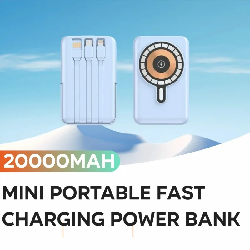 Wireless Power Bank 10000mAh Mini Portable Fast Charging Power Bank
Wireless Power Bank 10000mAh Mini Portable Fast Charging Power Bank