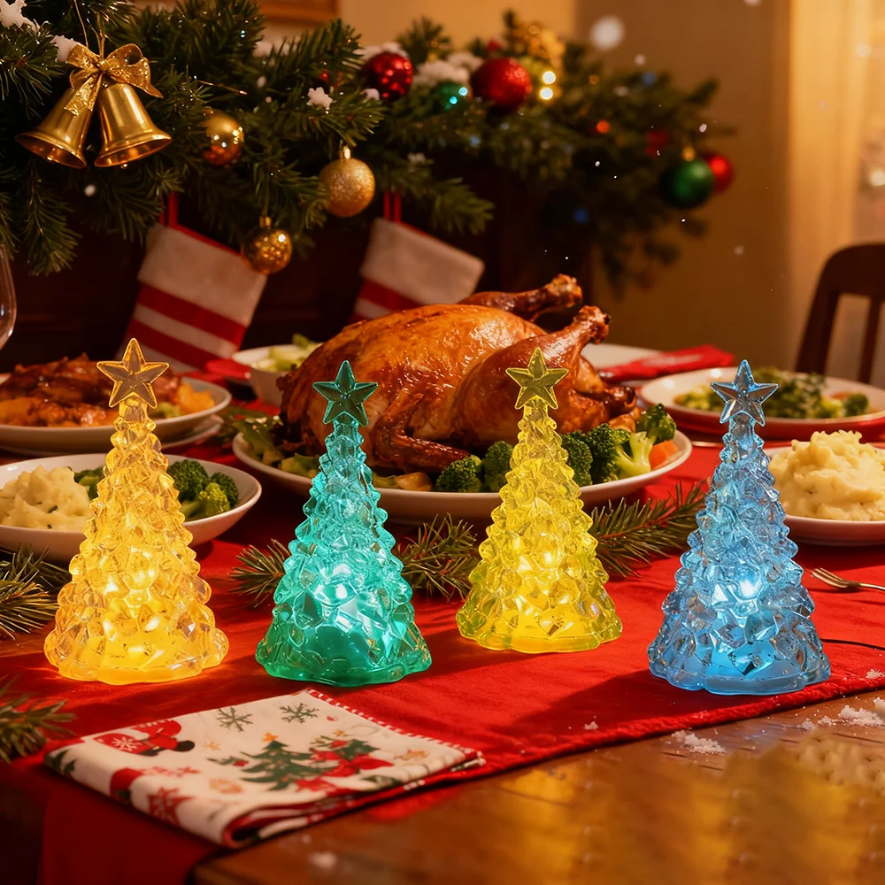 2шт Рождественские хрустальные светящиеся елочные украшения - сверкающий ночник для рождественской елки, блестящая башня Рождественская елка
2шт Рождественские хрустальные светящиеся елочные украшения - сверкающий ночник для рождественской елки, блестящая башня Рождественская елка