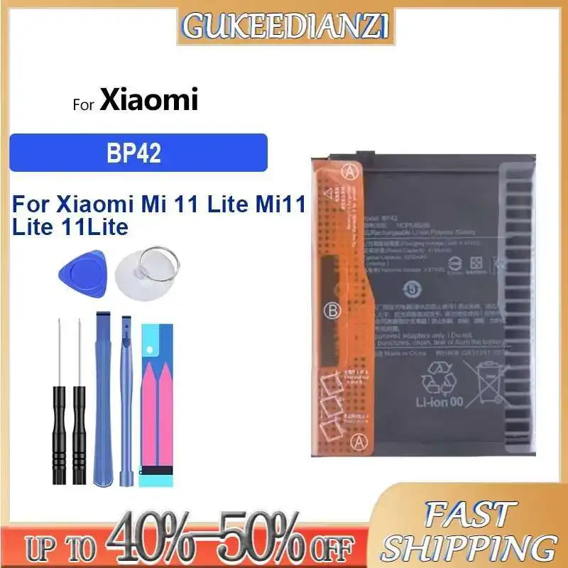 High Capacity Battery BP4A BP45 BM4V BM4W BP42 4250mAh-4860mAh For Xiaomi MI 10 12S 12 11 (Lite Pro Ultra) 10TLite 5G
High Capacity Battery BP4A BP45 BM4V BM4W BP42 4250mAh-4860mAh For Xiaomi MI 10 12S 12 11 (Lite Pro Ultra) 10TLite 5G