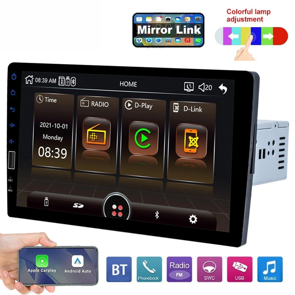 Universal Android Navigation Head Unit with Wireless Carplay, Bluetooth, Mp5 Player, and High-definition Full Touchscreen
Universal Android Navigation Head Unit with Wireless Carplay, Bluetooth, Mp5 Player, and High-definition Full Touchscreen
