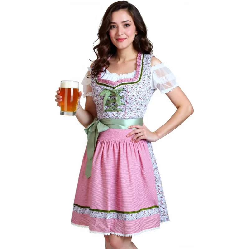 3 Pieces Dirndl Dresses Women Oktoberfest Outfits Women Cotton German Costume
3 Pieces Dirndl Dresses Women Oktoberfest Outfits Women Cotton German Costume