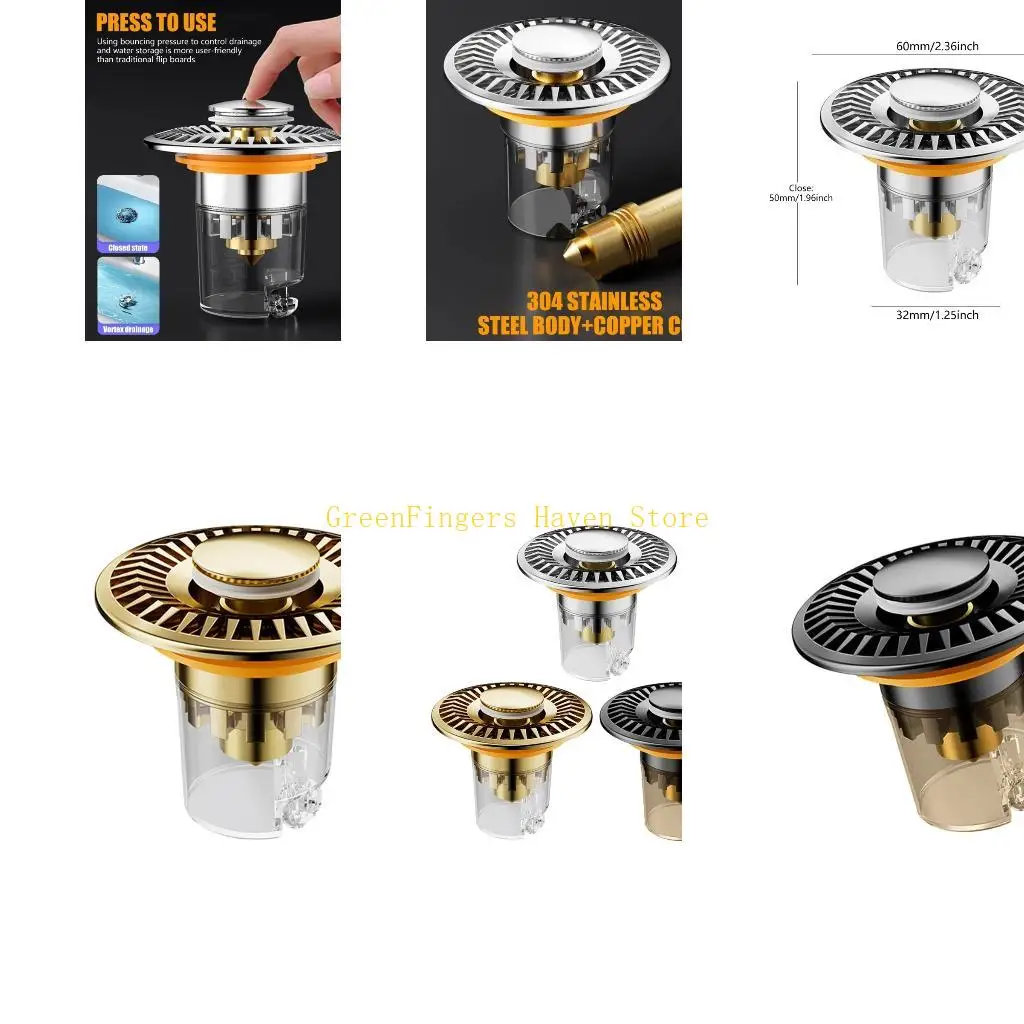 F68D Detachable Bathtub Drain Stopper Bathroom Shower Sink Drain Plugs Push-type Bounce Cores Drain Filter Bounce Cores
F68D Detachable Bathtub Drain Stopper Bathroom Shower Sink Drain Plugs Push-type Bounce Cores Drain Filter Bounce Cores