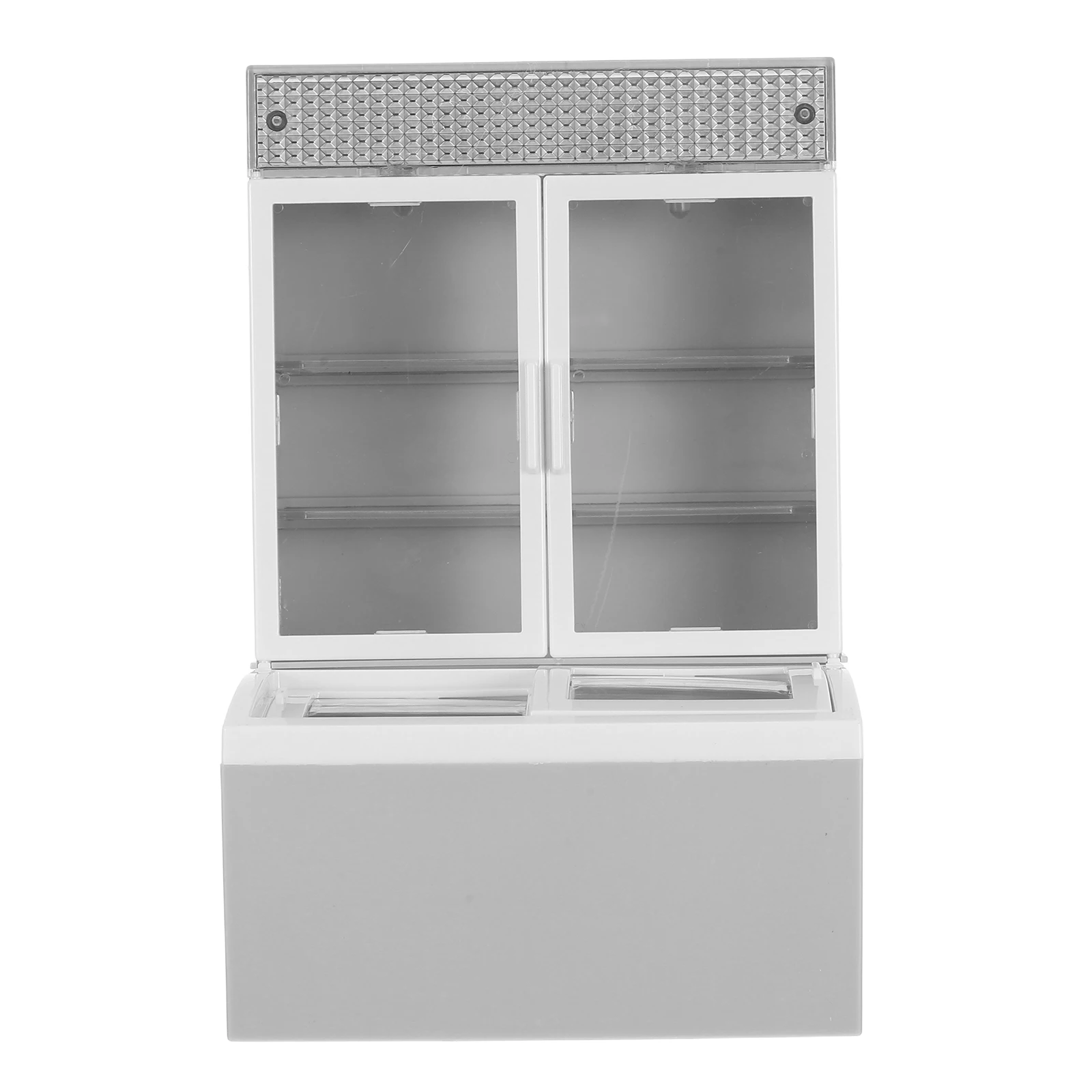 Simulation Ice Cream Cabinet Dollhouse Freezer Model Mini Fridge Kids Pretend Play Refrigerator Toy Realistic Design PP
Simulation Ice Cream Cabinet Dollhouse Freezer Model Mini Fridge Kids Pretend Play Refrigerator Toy Realistic Design PP