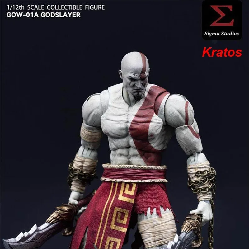 In Stock SIGMA STUDIOS GOW-01 GOW 01 Godslayer Kratos 1/12 Action Figure Figure Boy Collection Gift
In Stock SIGMA STUDIOS GOW-01 GOW 01 Godslayer Kratos 1/12 Action Figure Figure Boy Collection Gift