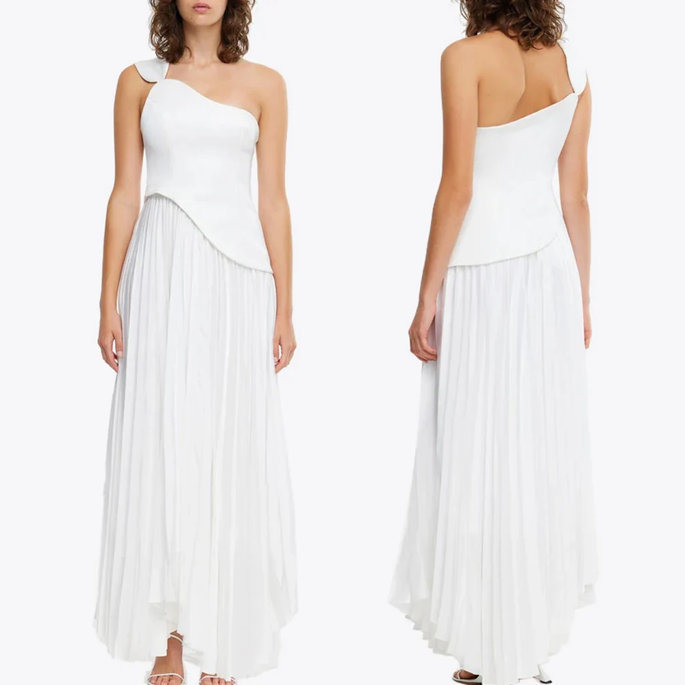 Customized Sexy Elegant One-shoulder Maxi Dress A-Line Evening Dresses Formal Exquisite High Quality Prom Party Gowns for Women
Customized Sexy Elegant One-shoulder Maxi Dress A-Line Evening Dresses Formal Exquisite High Quality Prom Party Gowns for Women