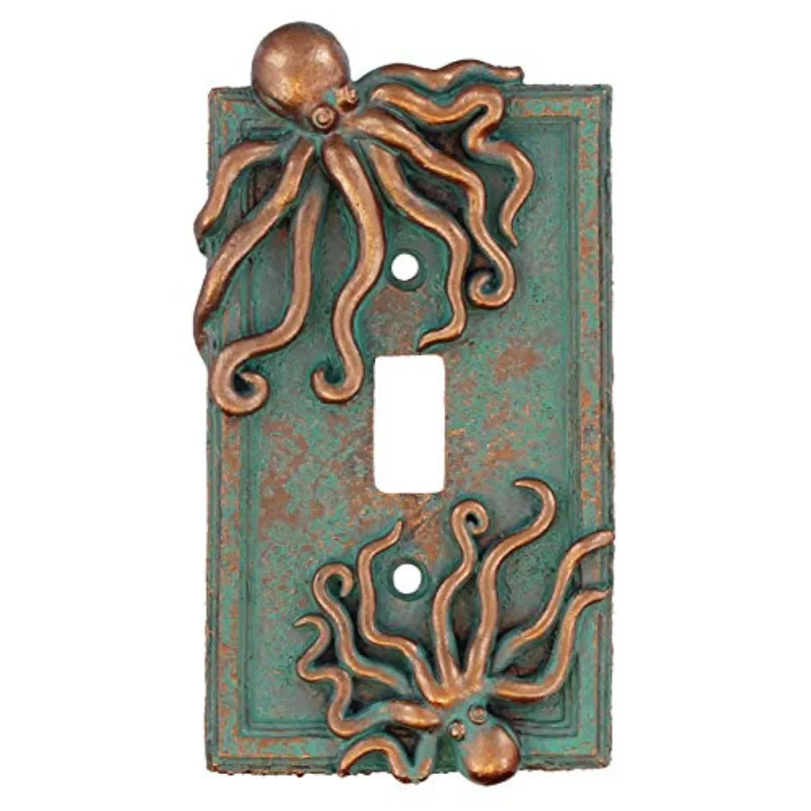 Large Octopus/Kraken Electrical Cover Wall Plate Bronze/Verdigris Finish Style 2 -, Double
Large Octopus/Kraken Electrical Cover Wall Plate Bronze/Verdigris Finish Style 2 -, Double