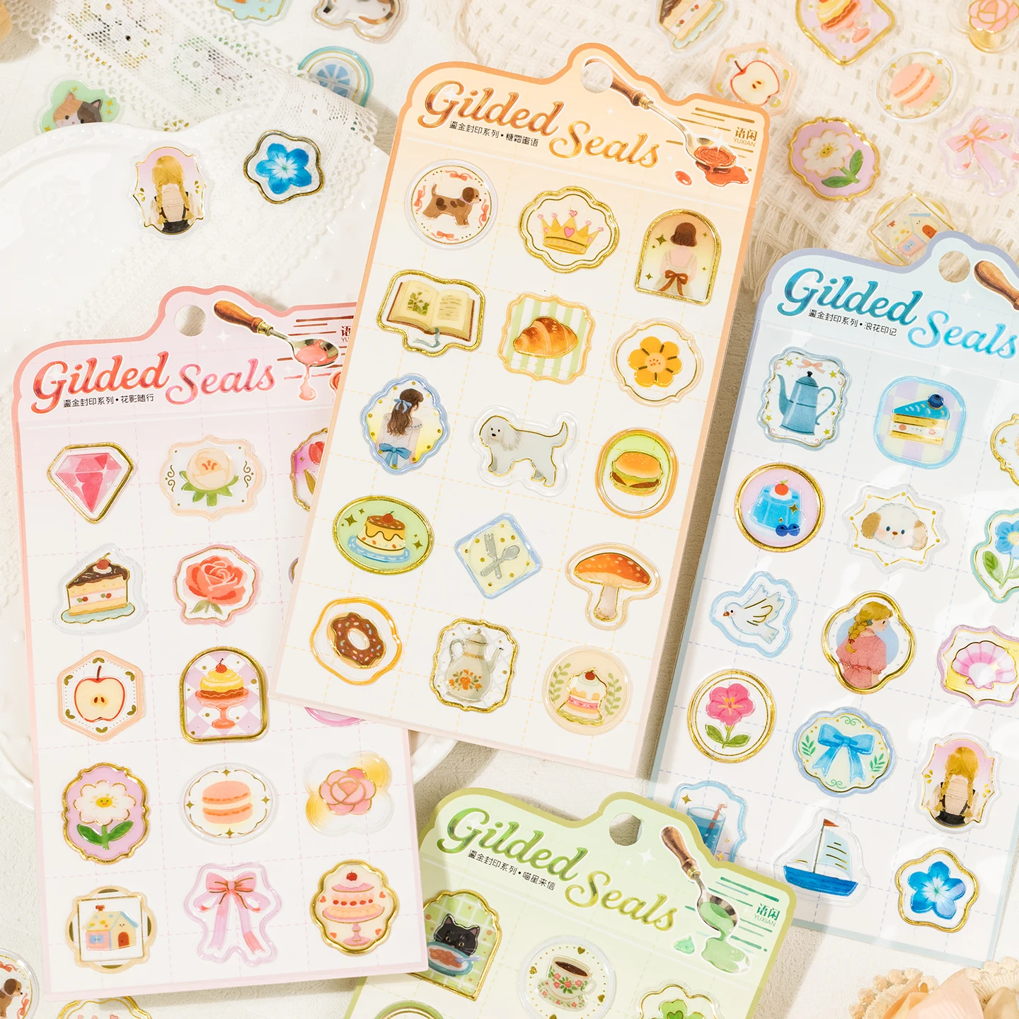 4 Style Gilded Seal Series Fire Paint Seal Decorative Sticker DIY Junk Journal Scrapbook Notebook Phone Case Collage Decorative
4 Style Gilded Seal Series Fire Paint Seal Decorative Sticker DIY Junk Journal Scrapbook Notebook Phone Case Collage Decorative