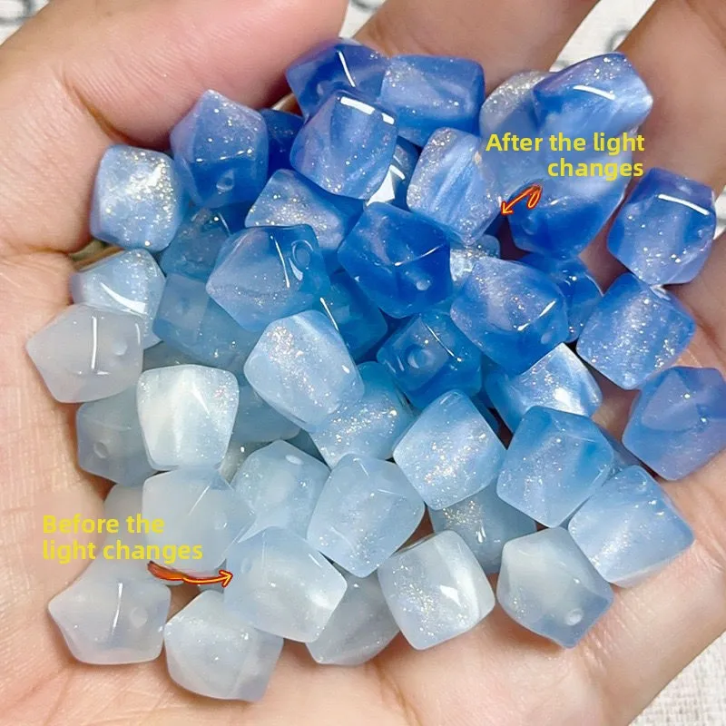 30Pcs UV Thermochromic Octagon Beads DIY Craft Supplies Color Changing Pendant Buttons for Jewelry Making Accessories
30Pcs UV Thermochromic Octagon Beads DIY Craft Supplies Color Changing Pendant Buttons for Jewelry Making Accessories