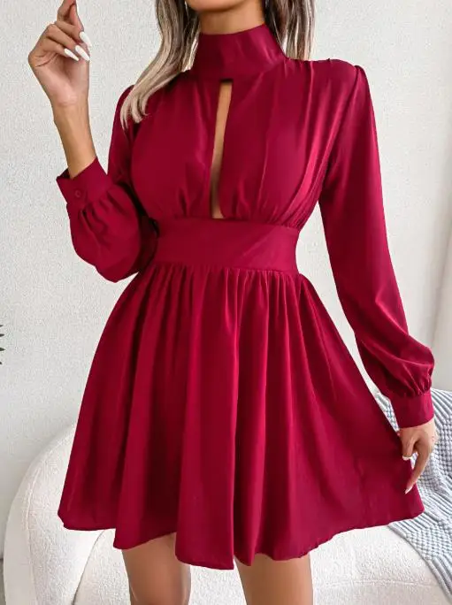 Women's Dress Clothing 2025 Fashion Spring Summer Latest Hot Selling Real Time Shooting of Sexy Hollow Waist Large Swing Dress
Women's Dress Clothing 2025 Fashion Spring Summer Latest Hot Selling Real Time Shooting of Sexy Hollow Waist Large Swing Dress