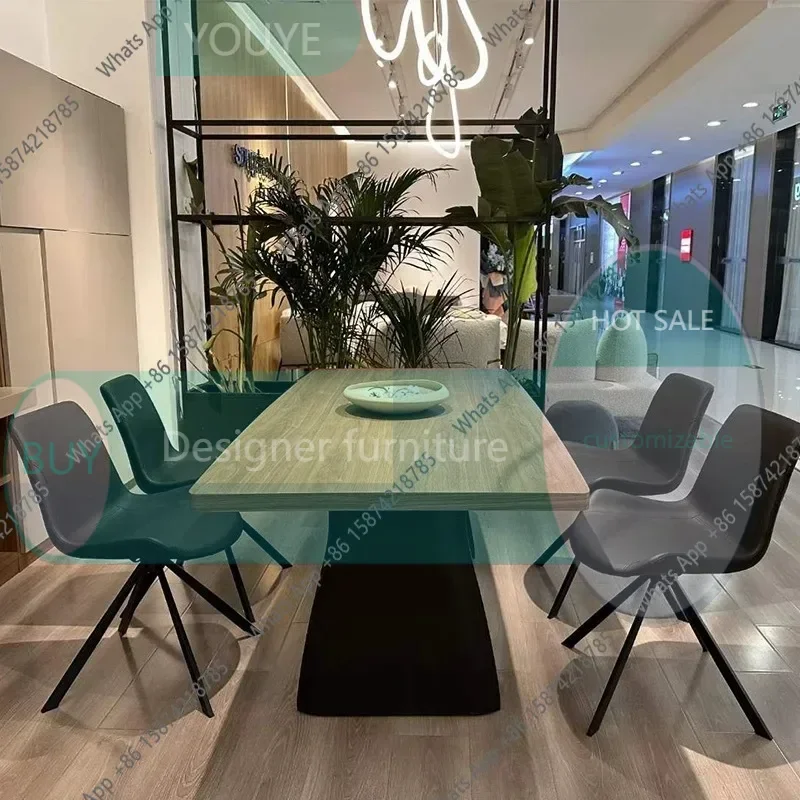 Sc N67 Nordic medieval solid wood dining table home dining table designer negotiates large board long book retro log workbench-1
Sc N67 Nordic medieval solid wood dining table home dining table designer negotiates large board long book retro log workbench-1