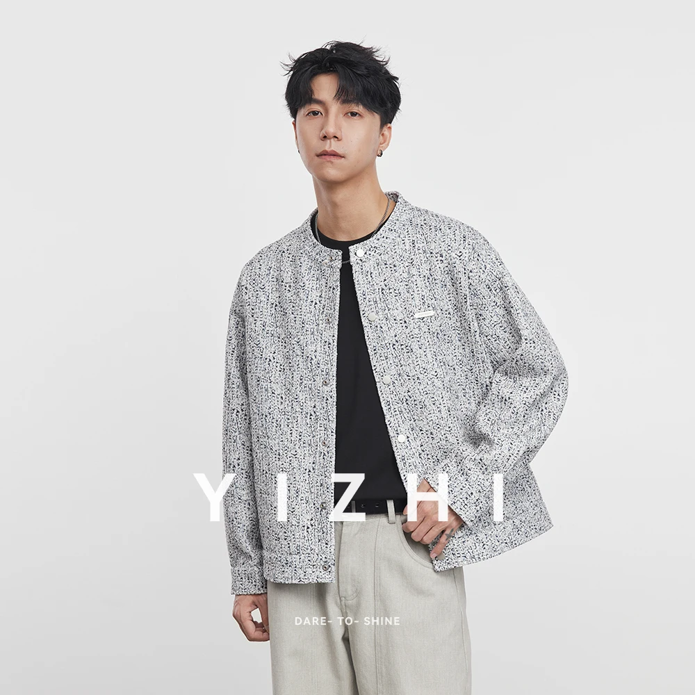 Fashion Korean Men's Baseball Collar Jacket 2025 Spring and Autumn Loose Trendy All-match Spring and Autumn Coat Top Men Jacket
Fashion Korean Men's Baseball Collar Jacket 2025 Spring and Autumn Loose Trendy All-match Spring and Autumn Coat Top Men Jacket