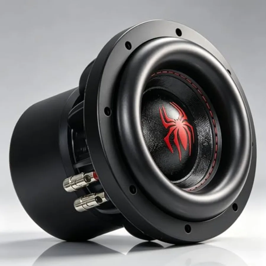 Car audio subwoofers, aluminum basket, black, 1600W SPL with deep bass and multi-connect terminals
Car audio subwoofers, aluminum basket, black, 1600W SPL with deep bass and multi-connect terminals