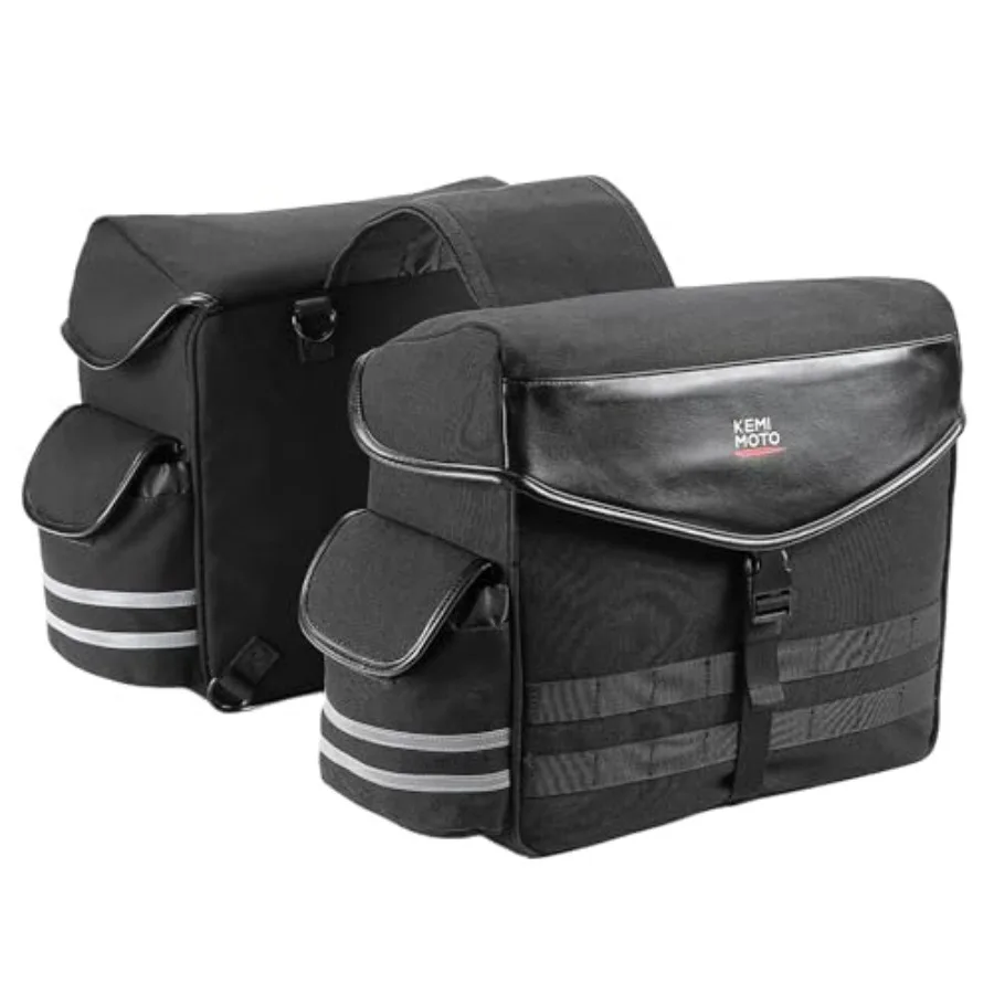 Motorcycle Saddle Bags 28L Throw Over Saddlebags Panniers Bag Black Waterproof Durable Storage Compatible with Softail Sportste
Motorcycle Saddle Bags 28L Throw Over Saddlebags Panniers Bag Black Waterproof Durable Storage Compatible with Softail Sportste