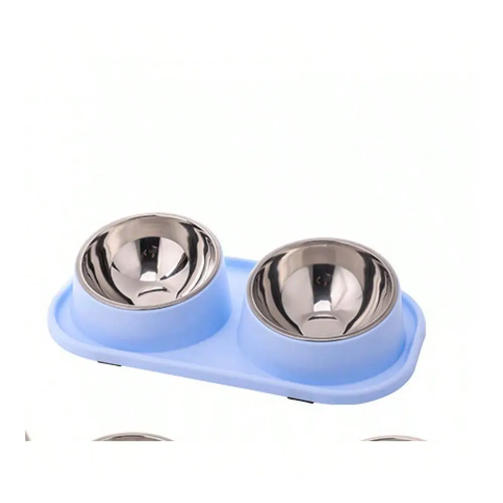 Silicone Double Dog Cat Bowls, NonSkid AntiTip Elevated Pet Feeding Bowls For Food Water 14.37 7.76 2.95 Inches
Silicone Double Dog Cat Bowls, NonSkid AntiTip Elevated Pet Feeding Bowls For Food Water 14.37 7.76 2.95 Inches