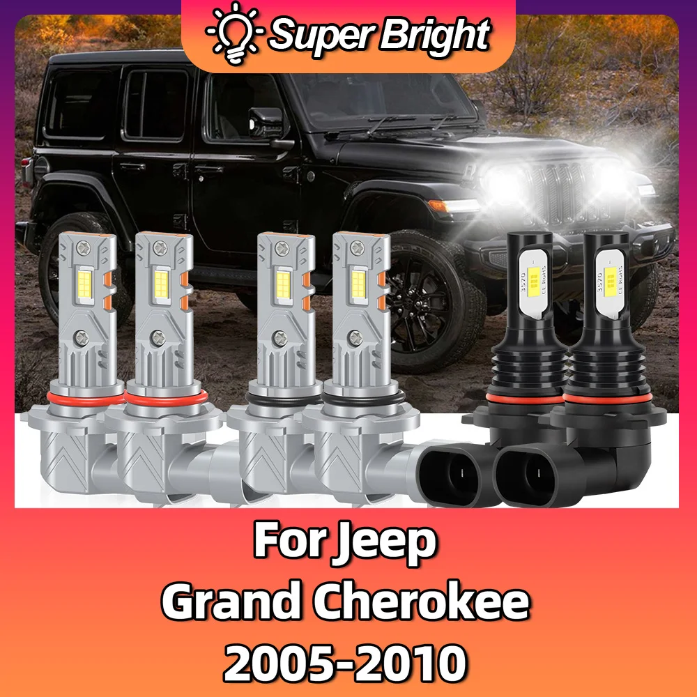 LED Light 2/6PCS Auto Led Headlight 30000LM 200W 1 Years Warranty, White For Jeep Grand Cherokee 2005-2010 Fog Light Direct Fit
LED Light 2/6PCS Auto Led Headlight 30000LM 200W 1 Years Warranty, White For Jeep Grand Cherokee 2005-2010 Fog Light Direct Fit