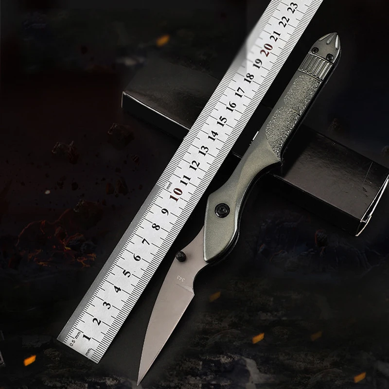 3Cr13 Steel Multifunctional Outdoor Portable Folding Knife Camping Emergency Survival Knife Cutting Paper Cutting Tool
3Cr13 Steel Multifunctional Outdoor Portable Folding Knife Camping Emergency Survival Knife Cutting Paper Cutting Tool