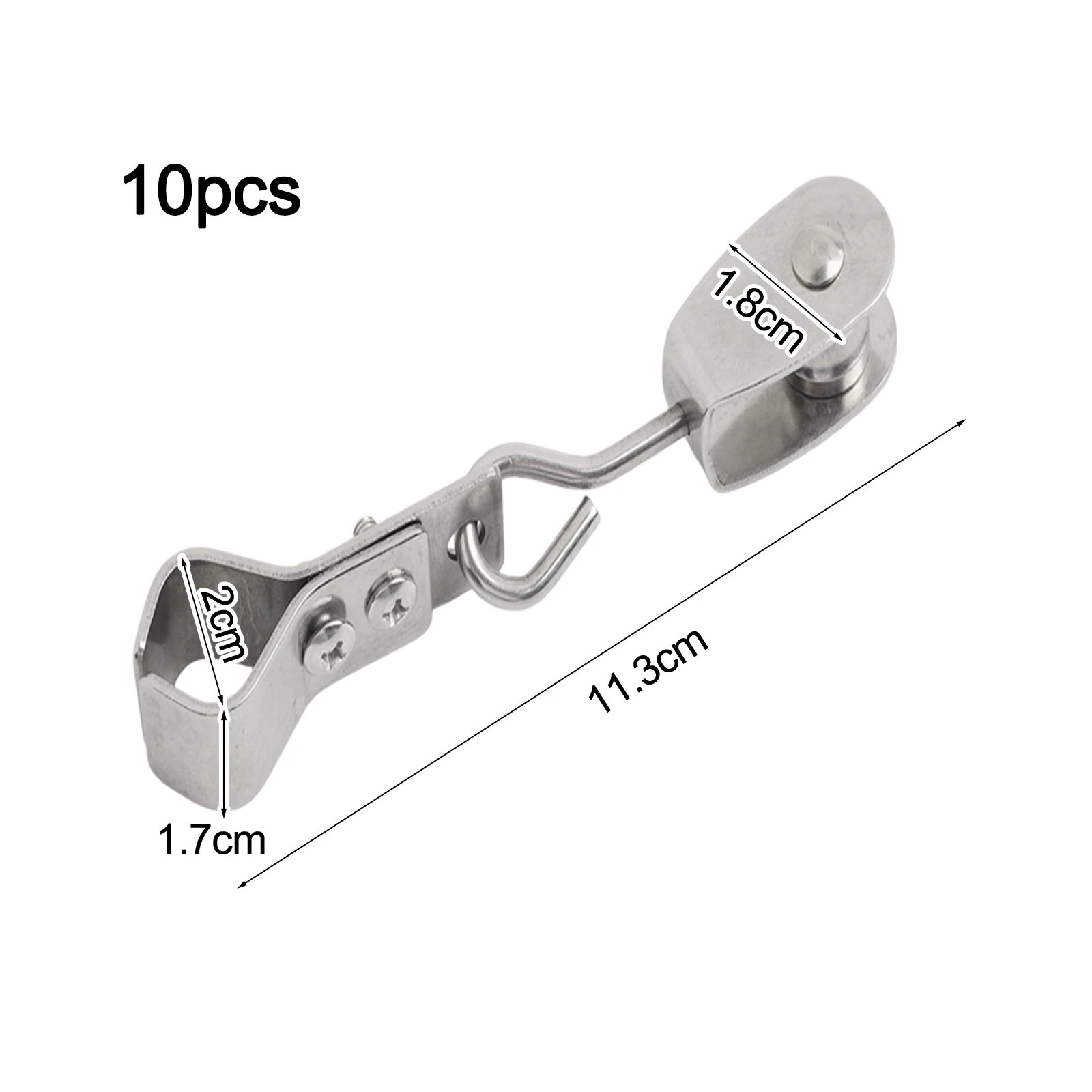 10PCS Pulley Pipe Clamps Heavy Duty 304 Stainless Steel Pulley & Clamps For Shade Sail Installation For 15mm-25mm Hardware
10PCS Pulley Pipe Clamps Heavy Duty 304 Stainless Steel Pulley & Clamps For Shade Sail Installation For 15mm-25mm Hardware 
