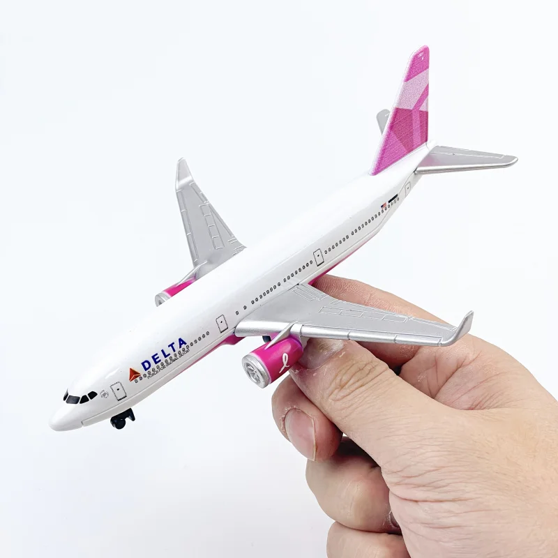 Delta Airlines Airplane Model, Pink Cast Metal, Weather-Resistant, Push-Operated, Ideal for Collectors and Holiday Gifts, US, Co
Delta Airlines Airplane Model, Pink Cast Metal, Weather-Resistant, Push-Operated, Ideal for Collectors and Holiday Gifts, US, Co