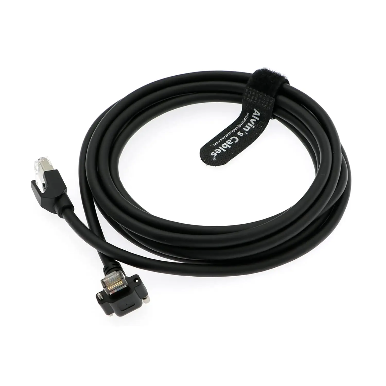 Кабели Alvin's Кабель GigE Vision Вертикальный винтовой замок RJ45 Промышленный кабель Ethernet Экранированный кабель CAT6a High-Flex Drag-Chain, Compati
Кабели Alvin's Кабель GigE Vision Вертикальный винтовой замок RJ45 Промышленный кабель Ethernet Экранированный кабель CAT6a High-Flex Drag-Chain, Compati