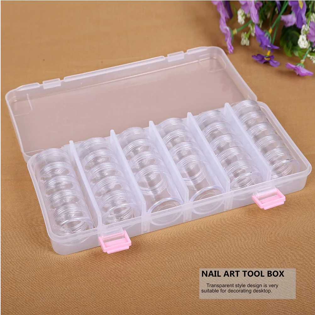 1 Set Transparent Nail Art Tool Box Jewelry Organizer Earring Storage Container For Home Office Bedroom Sturdy Light Portable
1 Set Transparent Nail Art Tool Box Jewelry Organizer Earring Storage Container For Home Office Bedroom Sturdy Light Portable