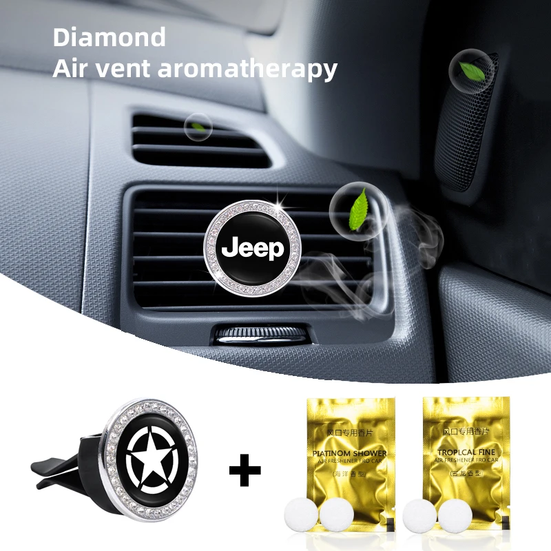 Car Freshener Solid Perfume Air Conditioner Vent Mount Clip For Jeep Wrangler Renegade Compass Grand Cherokee Patriot Rubicon
Car Freshener Solid Perfume Air Conditioner Vent Mount Clip For Jeep Wrangler Renegade Compass Grand Cherokee Patriot Rubicon