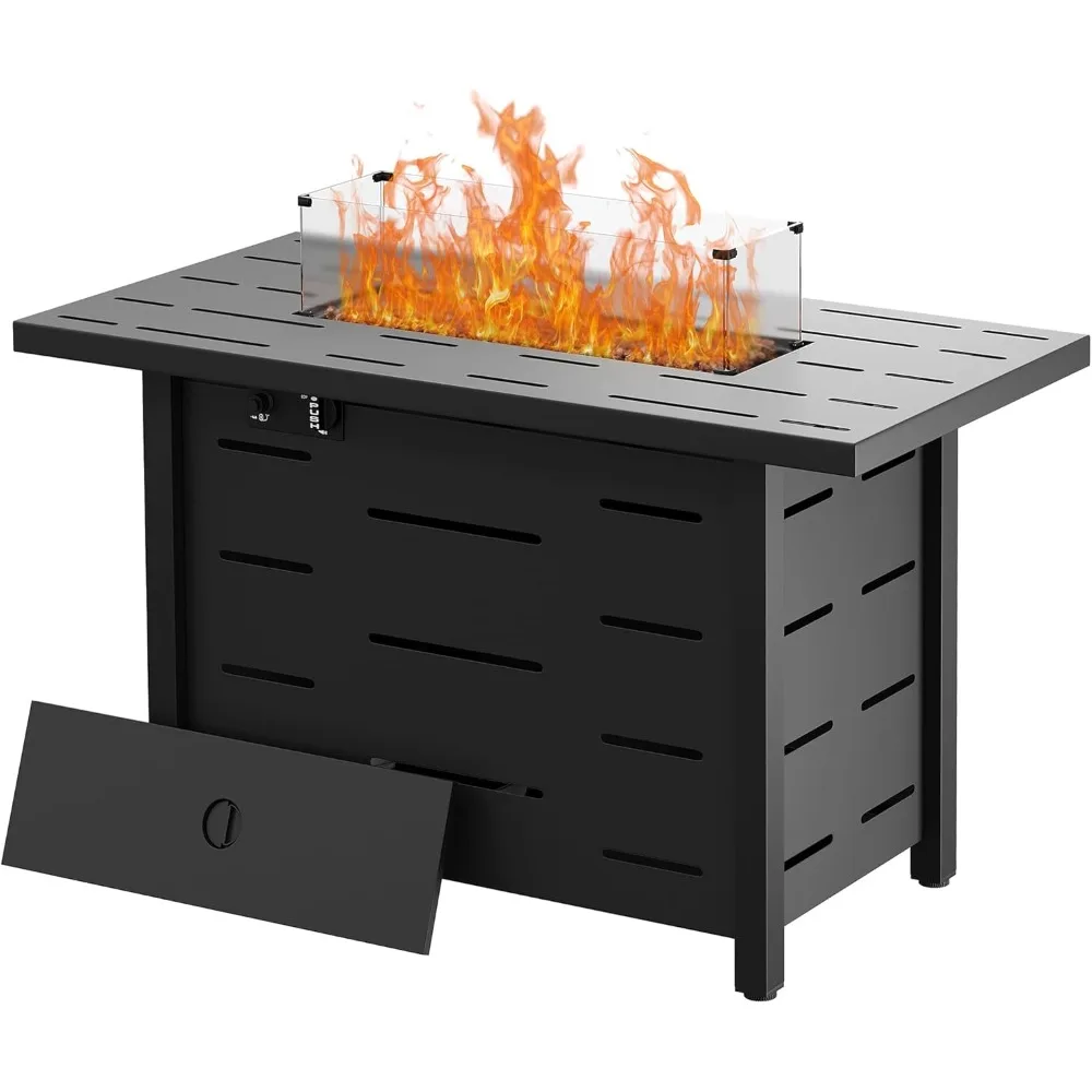 Fire Pits,43 inch outdoor propane fire pit, 50000 BTU, with cover, glass windproof cover, waterproof cover,Fire Pits.
Fire Pits,43 inch outdoor propane fire pit, 50000 BTU, with cover, glass windproof cover, waterproof cover,Fire Pits.
