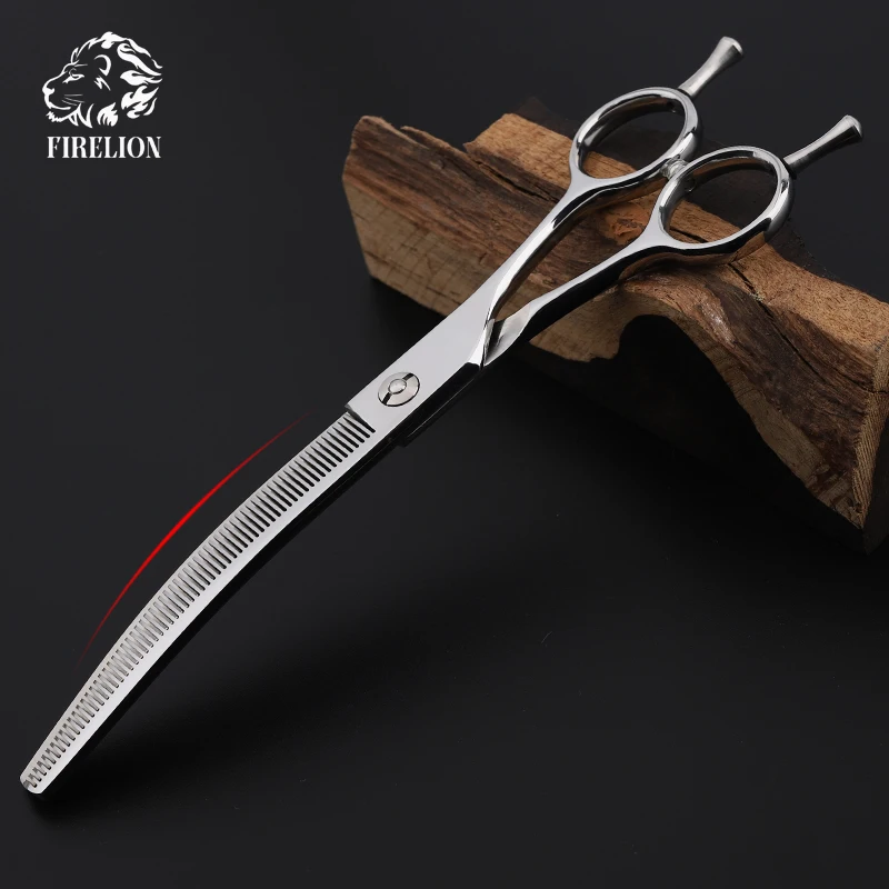 FIRELION 7.0 Inch High Quality Professional Pet Dog Grooming Curved Thinning Scissors
FIRELION 7.0 Inch High Quality Professional Pet Dog Grooming Curved Thinning Scissors