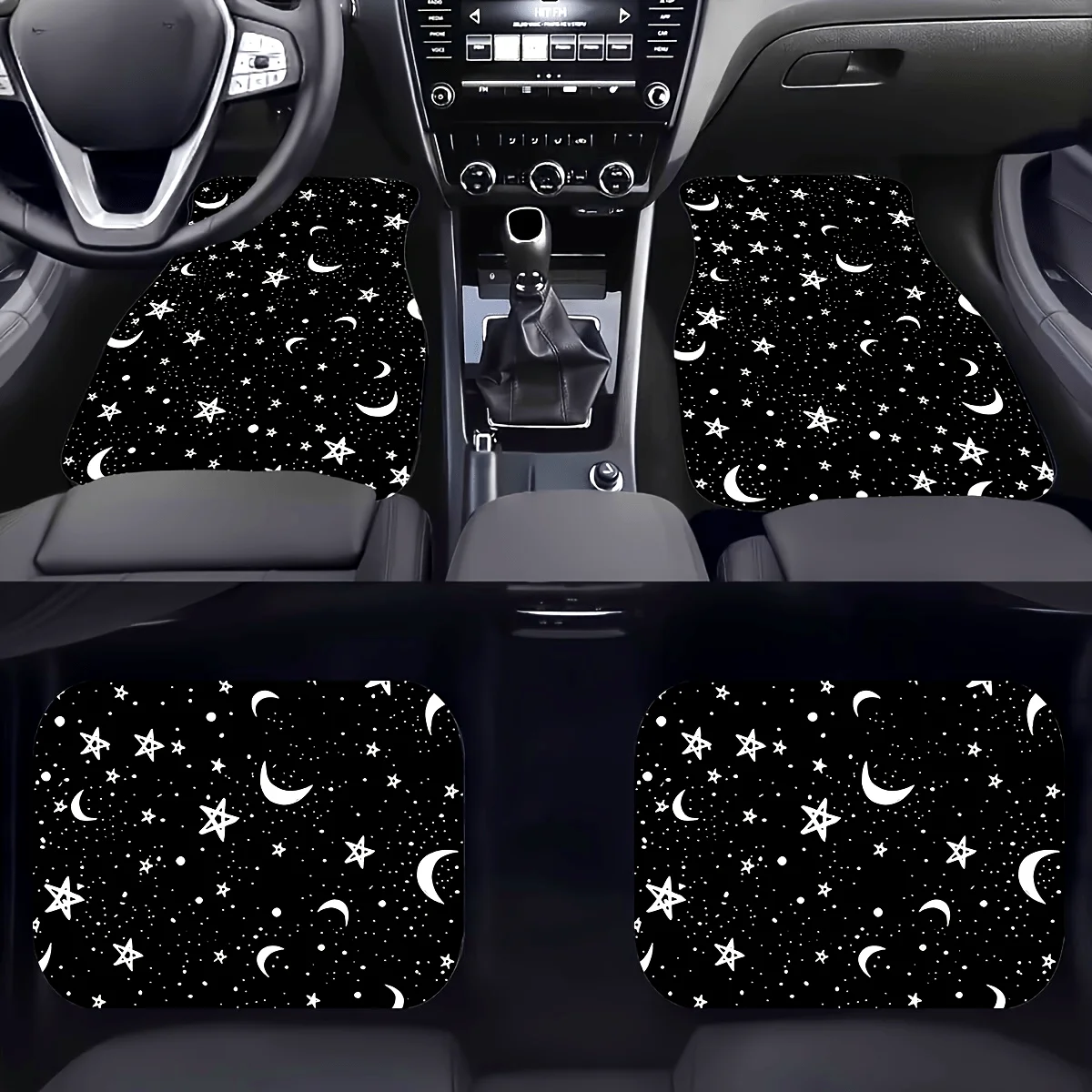 Starry Night 4pcs Car Floor Mat Set - Non-Slip, Durable & Easy To Clean - Fit For All Seasons - Stylish Auto Interior Accessorie
Starry Night 4pcs Car Floor Mat Set - Non-Slip, Durable & Easy To Clean - Fit For All Seasons - Stylish Auto Interior Accessorie