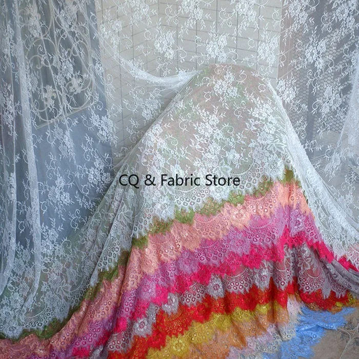 3 Meters long 42 Colors Exquisite Flower embroidery Chantilly Lace Fabric Eyelash Lace Trim for Wedding Dress , Party Dress
3 Meters long 42 Colors Exquisite Flower embroidery Chantilly Lace Fabric Eyelash Lace Trim for Wedding Dress , Party Dress