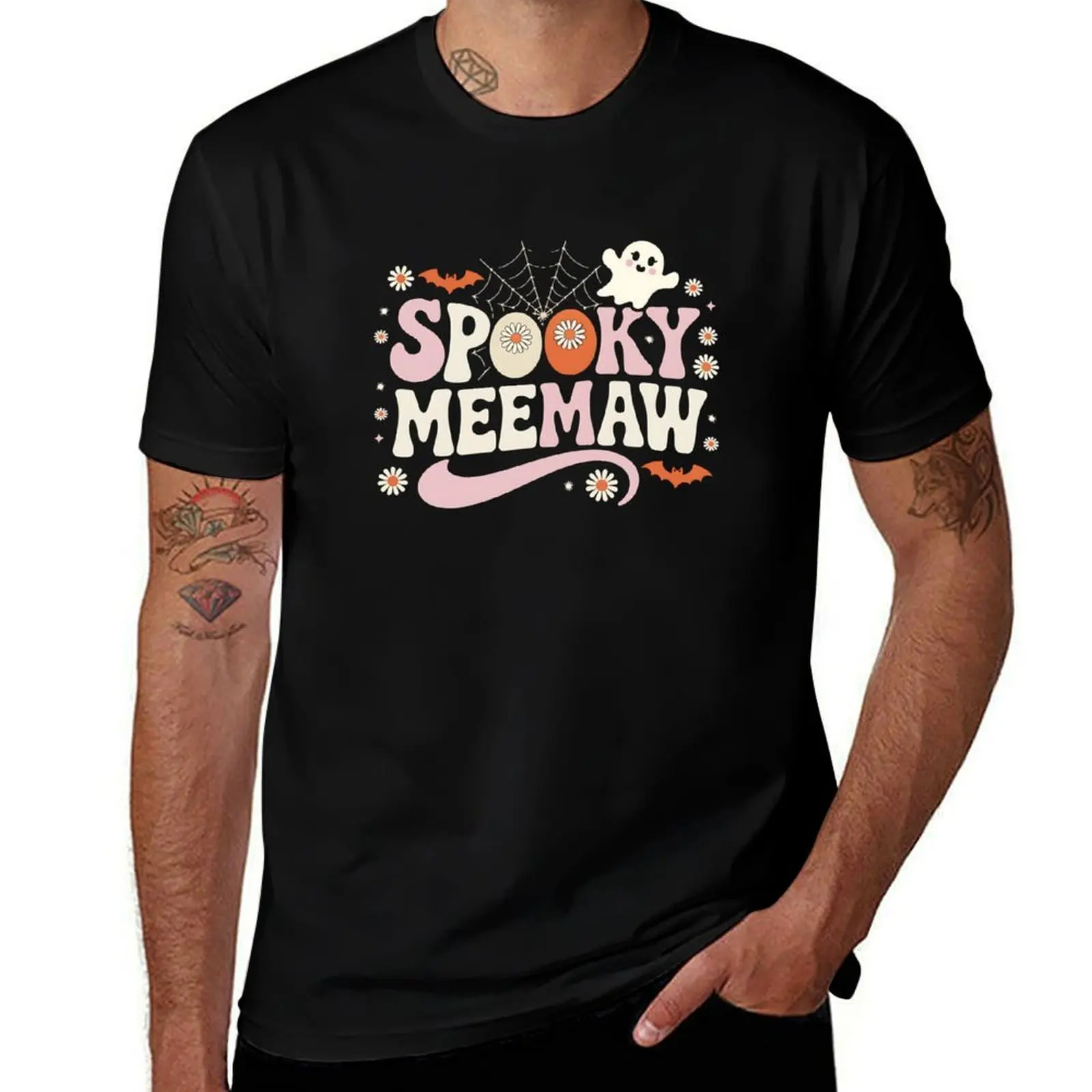 Groovy One Spooky Meemaw T-Shirt luxury t-shirt vintage Men's cotton t-shirt
Groovy One Spooky Meemaw T-Shirt luxury t-shirt vintage Men's cotton t-shirt