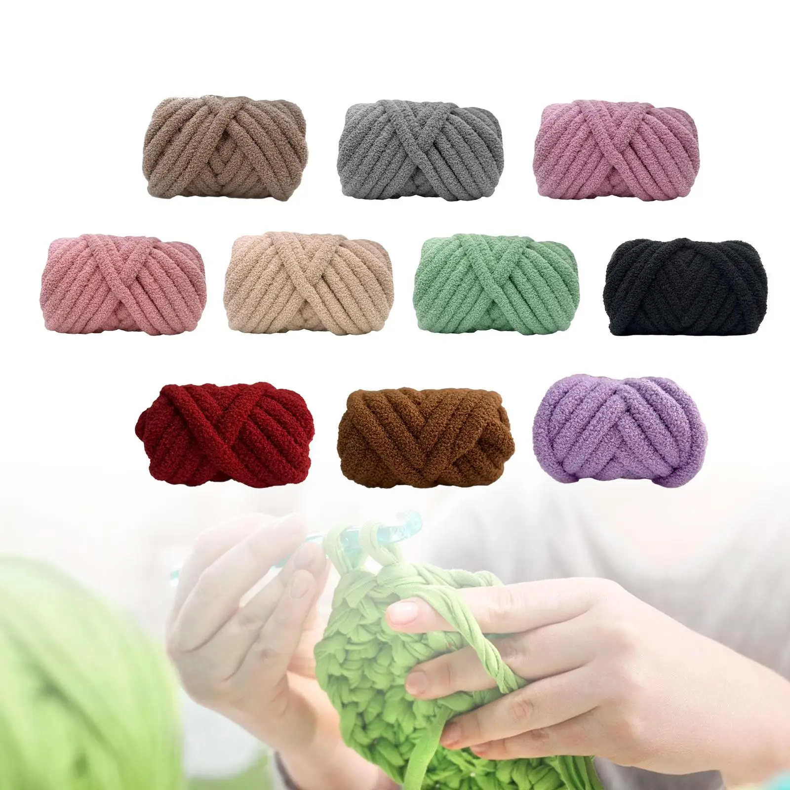 Thick Chunky Yarn Arm Knit Yarn Crochet Threads Bulky Yarn Weight Yarn for Sweaters Craft Macrame Projects Pet Bed Scarf
Thick Chunky Yarn Arm Knit Yarn Crochet Threads Bulky Yarn Weight Yarn for Sweaters Craft Macrame Projects Pet Bed Scarf