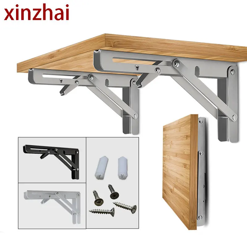 2Pcs/Set Stainless Steel Triangle Shelf Bracket Wall Shelf Bracket Triangle Bracket Partition Billy Folding Bracket
2Pcs/Set Stainless Steel Triangle Shelf Bracket Wall Shelf Bracket Triangle Bracket Partition Billy Folding Bracket