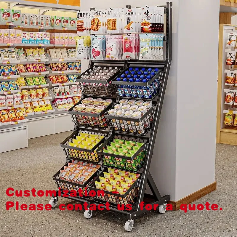 Customize.Kainice Multi Layer Black Carbon Steel Beverages Storage Rack with Hook Supermarket Shelf Convenience Store Retail
Customize.Kainice Multi Layer Black Carbon Steel Beverages Storage Rack with Hook Supermarket Shelf Convenience Store Retail