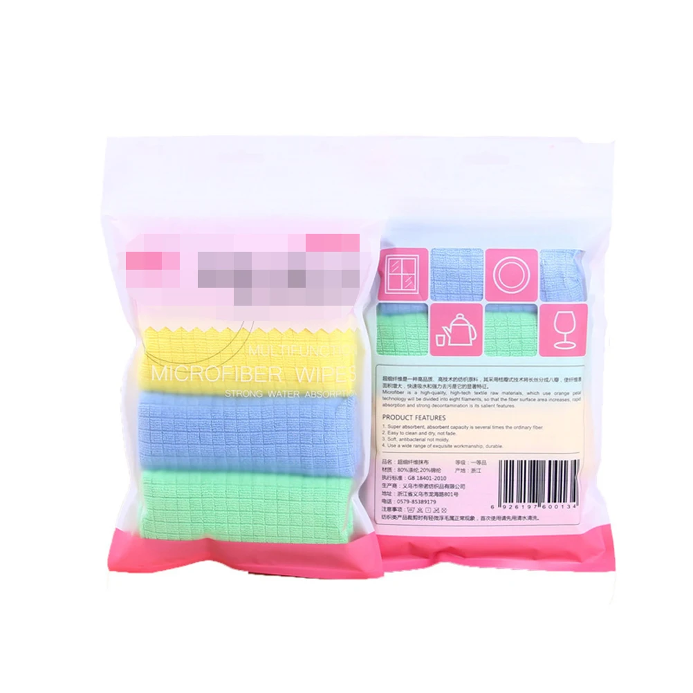 4 Pcs Cleaning Cloth Microfiber Kitchen Dishcloth Duster Scouring Pad Absorbent Quick Dry Grid Design Thick Paper Towel Home
4 Pcs Cleaning Cloth Microfiber Kitchen Dishcloth Duster Scouring Pad Absorbent Quick Dry Grid Design Thick Paper Towel Home