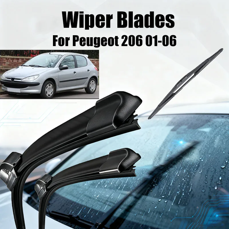 3Pcs Front Rear Windscreen Wiper Blades Set For Peugeot 206 Hatchback 2006 2005 2004 2003 2002 2001 26"16"14"
3Pcs Front Rear Windscreen Wiper Blades Set For Peugeot 206 Hatchback 2006 2005 2004 2003 2002 2001 26"16"14"