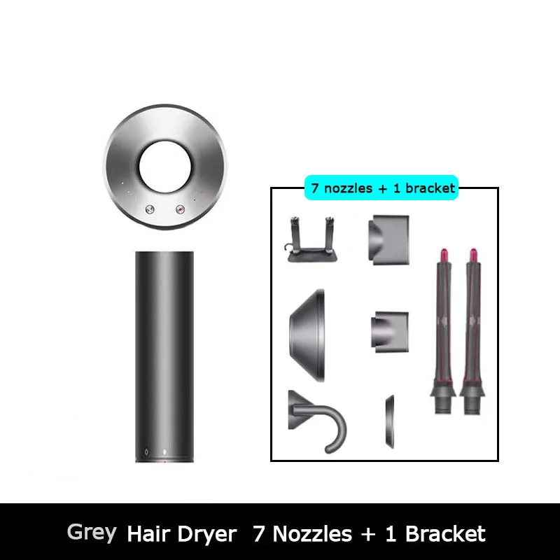 Leafless Hair Dryer New Professional With Flyaway Attachment Negative Ionic Premium Hair Dryers Multifunction Salon Style Tool
Leafless Hair Dryer New Professional With Flyaway Attachment Negative Ionic Premium Hair Dryers Multifunction Salon Style Tool