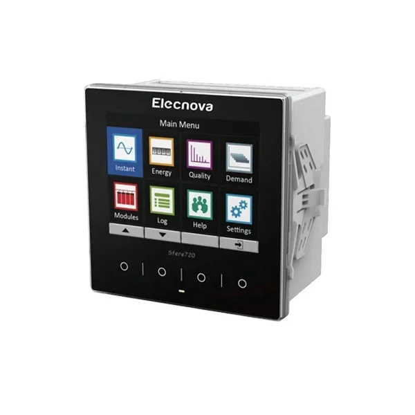 Sfere720 digital network RS485 TCP/IP M-bus BACnet 0.2S panel multifunction PQM power analyzer
Sfere720 digital network RS485 TCP/IP M-bus BACnet 0.2S panel multifunction PQM power analyzer