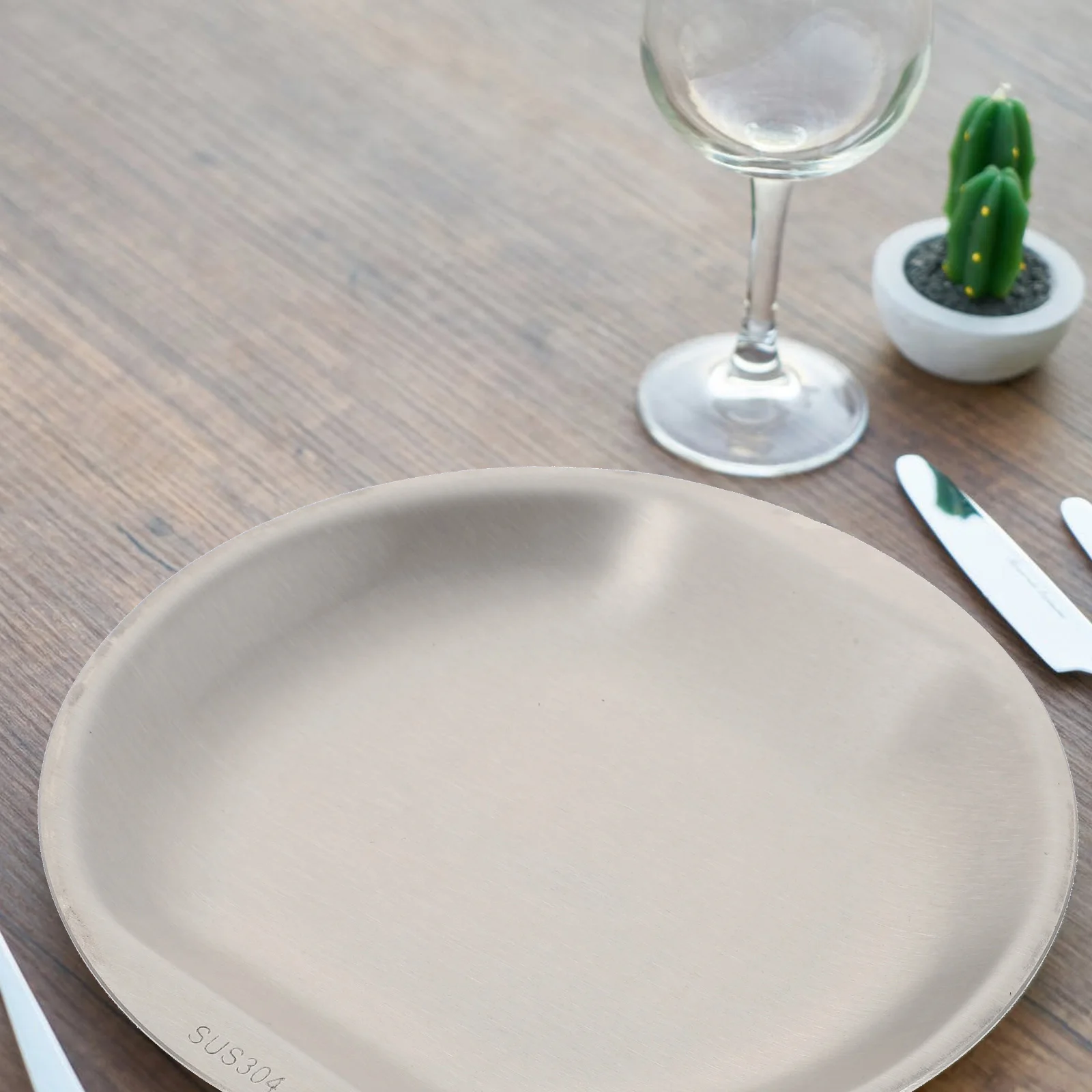 Stainless Steel Food Plate 304 Grade Flat Bottom Shallow Child Safe Salad Steak Tray Easy Clean Elegant Dinner Party
Stainless Steel Food Plate 304 Grade Flat Bottom Shallow Child Safe Salad Steak Tray Easy Clean Elegant Dinner Party