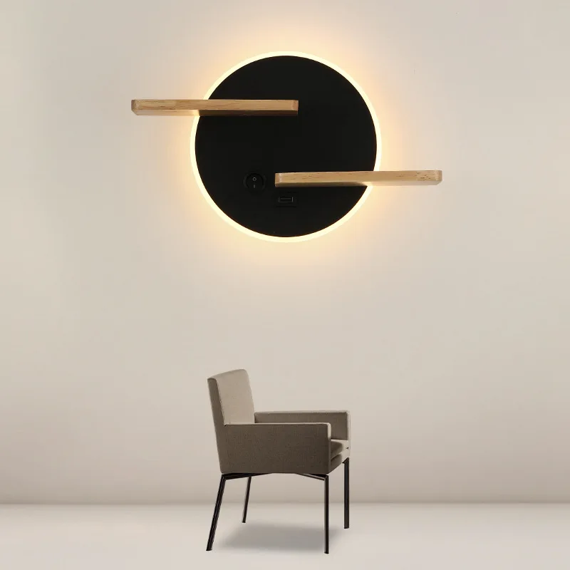 Modern Wood Wall Lamp Led Reading USB Storage Light Charging Indoor Lighting Bedside Living Room Study Light Fixture Luminaire
Modern Wood Wall Lamp Led Reading USB Storage Light Charging Indoor Lighting Bedside Living Room Study Light Fixture Luminaire