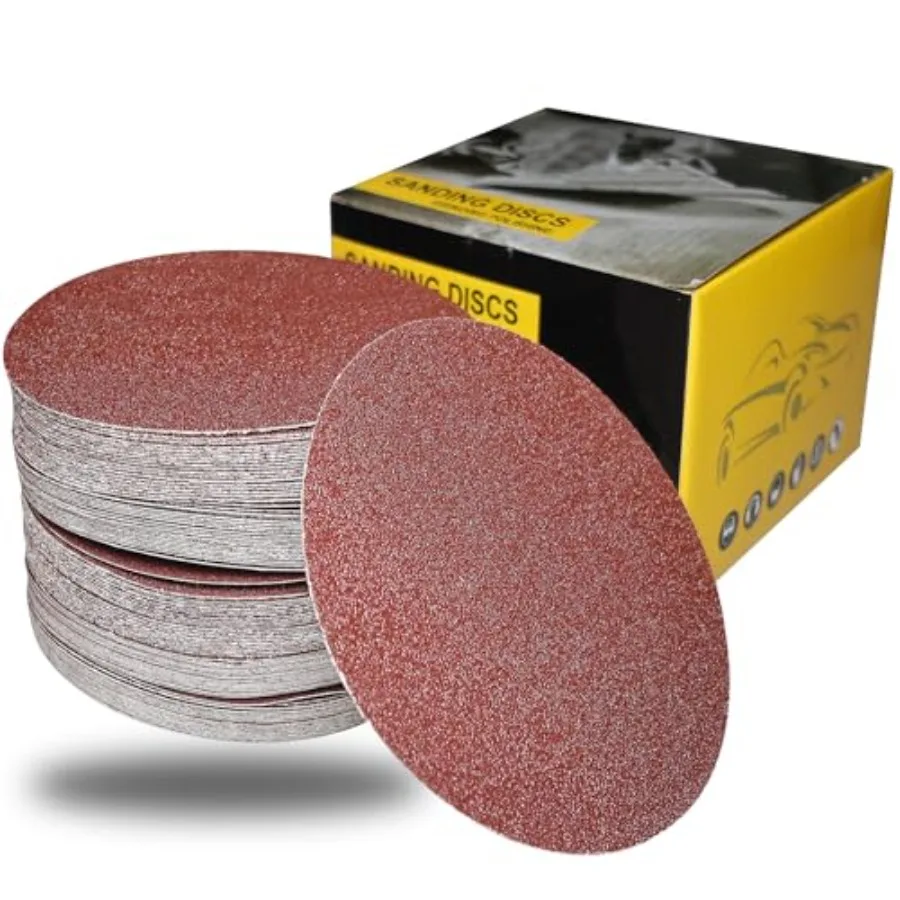 100 PCS 5" PSA Sanding Discs -20 Each of 60, 80, 120, 180, 240, Grit- 5 Inch Self Adhesive Stickyback Sandpaper Discs for DA Sa
100 PCS 5" PSA Sanding Discs -20 Each of 60, 80, 120, 180, 240, Grit- 5 Inch Self Adhesive Stickyback Sandpaper Discs for DA Sa