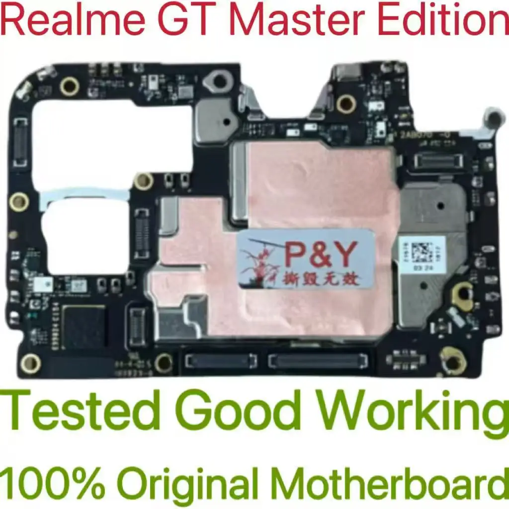 Original Unlocked Main Board For Realme GT Master Edition Mainboard Motherboard Unlocked With Chips Circuits Flex Cable
Original Unlocked Main Board For Realme GT Master Edition Mainboard Motherboard Unlocked With Chips Circuits Flex Cable
