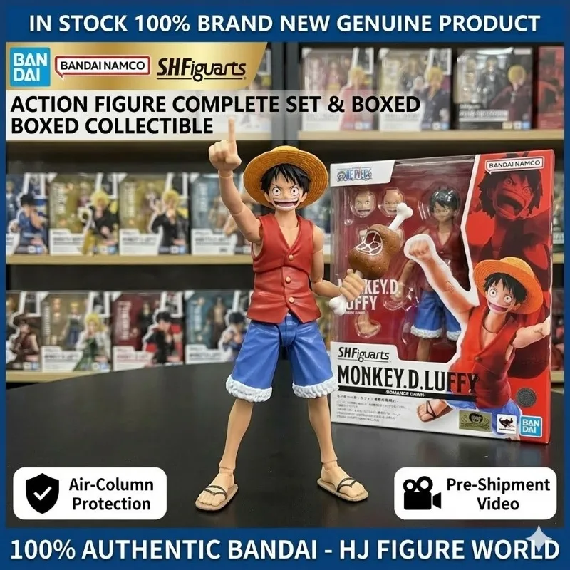 【In Stock】 Bandai 100% Genuine One Piece Model Kit Anime Figures SHF Monkey D Luffy Romance Dawn Action Figure Collection Model
【In Stock】 Bandai 100% Genuine One Piece Model Kit Anime Figures SHF Monkey D Luffy Romance Dawn Action Figure Collection Model