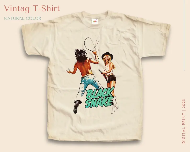 Vintage TShirt Black Snake NATURAL color Men Woman Unisex T-Shirt Digital Print Sizes S M L XL 2XL 3XL 4XL 5XL
Vintage TShirt Black Snake NATURAL color Men Woman Unisex T-Shirt Digital Print Sizes S M L XL 2XL 3XL 4XL 5XL