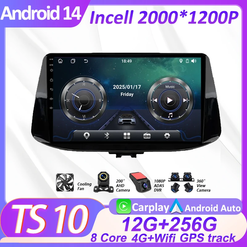 Car Video Player For Hyundai I30 2017 - 2019 Car Radio Multimedia Player Autoradio GPS Carplay Android Auto Touch Screen Wifi BT
Car Video Player For Hyundai I30 2017 - 2019 Car Radio Multimedia Player Autoradio GPS Carplay Android Auto Touch Screen Wifi BT
