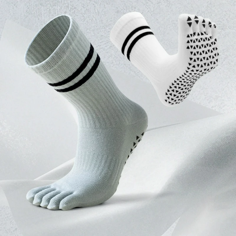 Women's Five Finger Yoga Socks Anti Slip Sole Breathable Sports Middle Cylinder Quick Drying Sweat Absorbing Friction Resistant
Women's Five Finger Yoga Socks Anti Slip Sole Breathable Sports Middle Cylinder Quick Drying Sweat Absorbing Friction Resistant