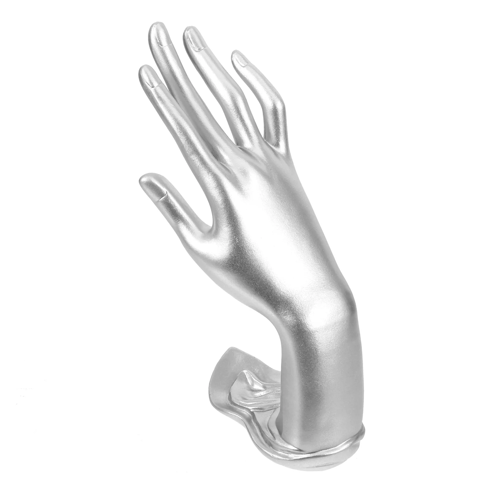 Silver Hand Holder Jewelry Display Stand Decorative Necklace Bracelet Store Ring Holder Organizer Tabletop Compact
Silver Hand Holder Jewelry Display Stand Decorative Necklace Bracelet Store Ring Holder Organizer Tabletop Compact